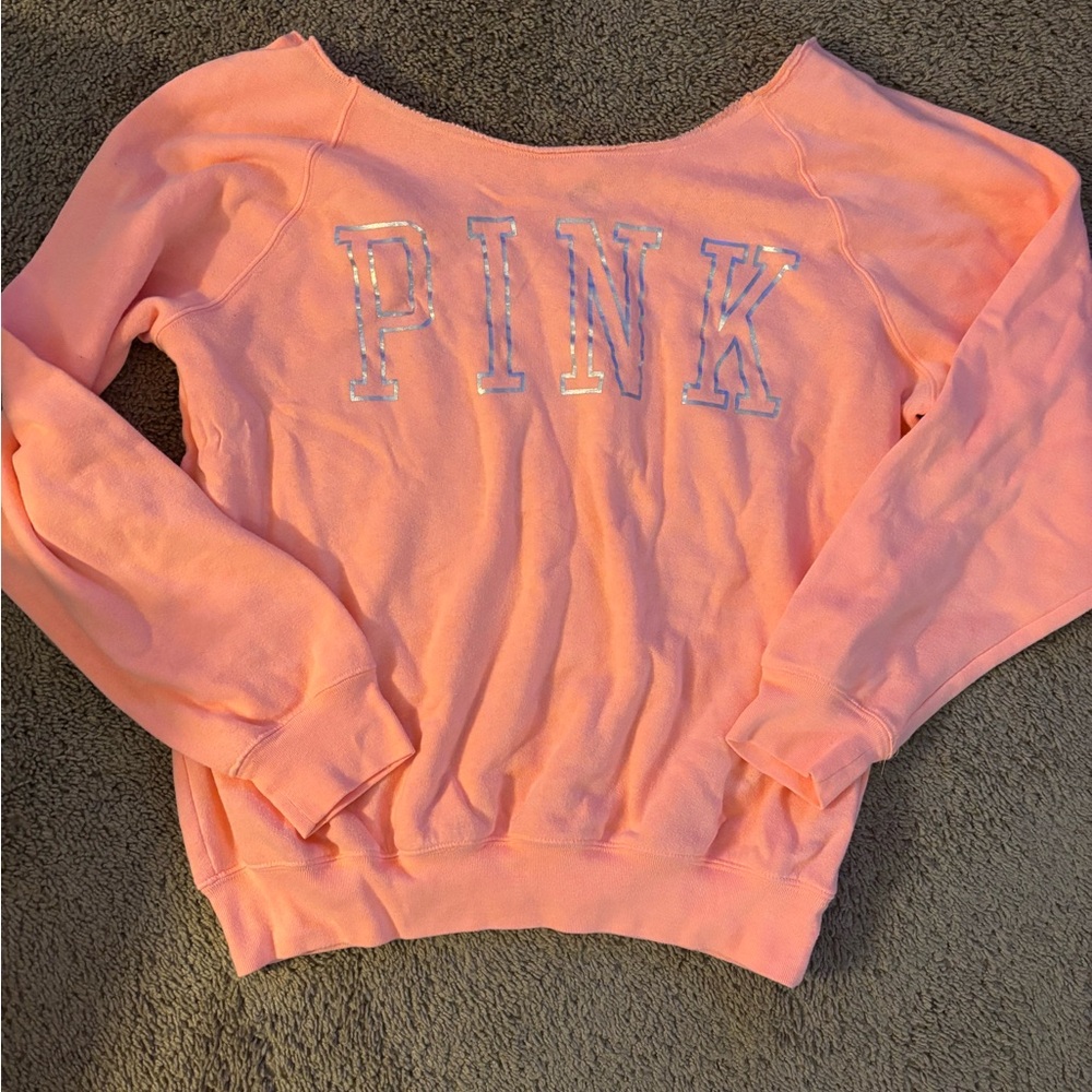 PINK Victoria's Secret Off Shoulder Sweater